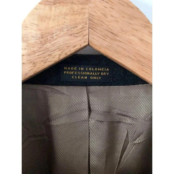 Oscar de la Renta Blazer Men's 44 L Wool Cashmere Blend - Picture 7 of 7